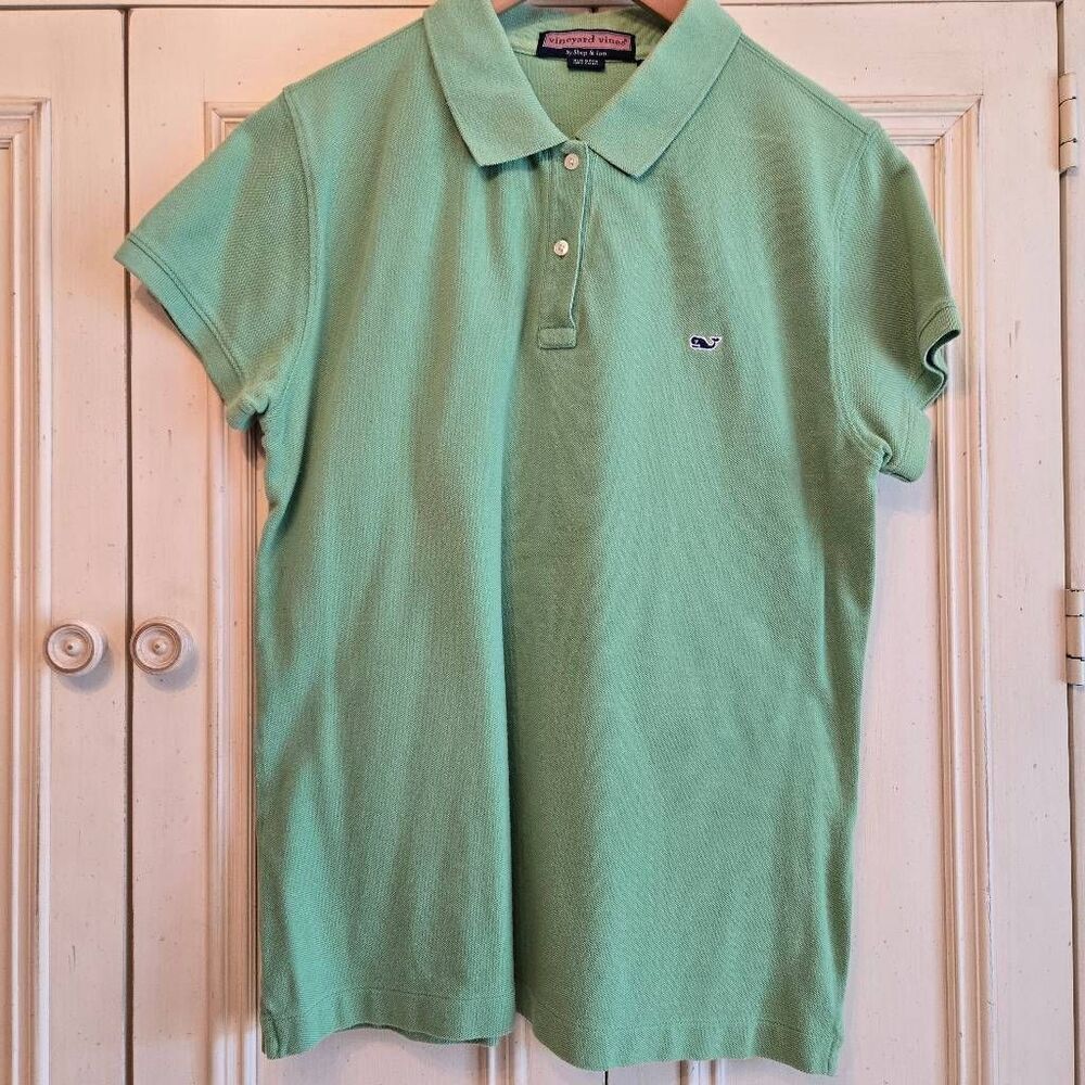 Vineyard Vines Green SS Polo Shirt L